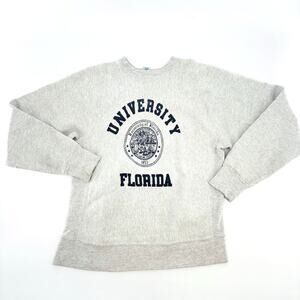 Vintage 80s University Of Florida Sweatshirt L Soffe Reverse Weave 90s VTG NCAA